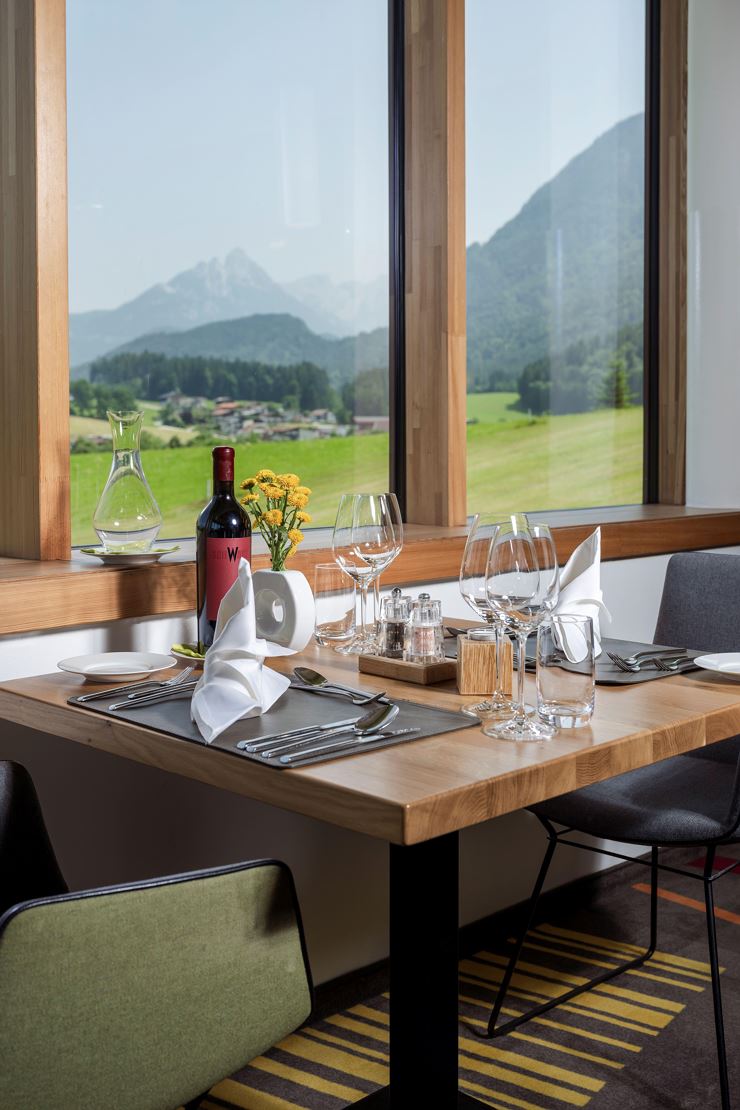 Tisch Restaurant mit Kaiserblick
